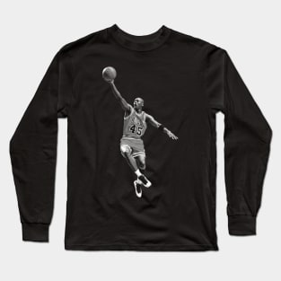 Michael Jordan B/W Long Sleeve T-Shirt